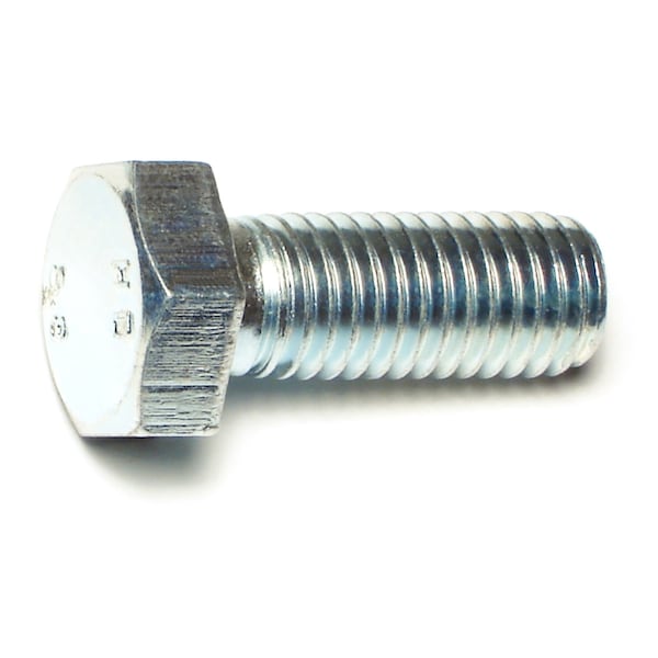 Midwest Fastener Class 8.8, M12-1.75 Hex Head Cap Screw, Zinc Plated Steel, 30 mm L, 25 PK 50478 - main